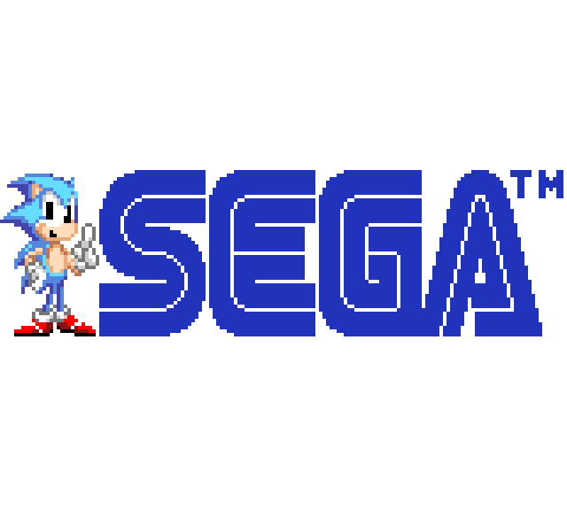 Sonic 1 SEGA screen with trademark symbol ™
